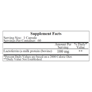 Lactoferrin 100mg (60 Capsules)