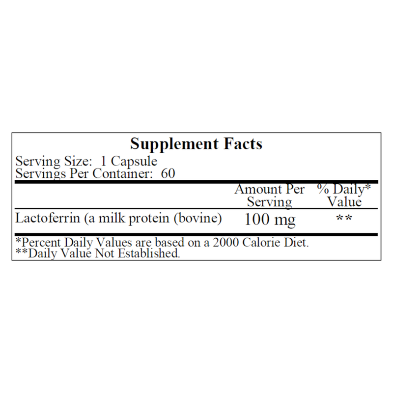 Lactoferrin 100mg (60 Capsules)