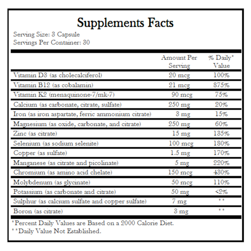 Comprehensive Minerals (90 Capsules)
