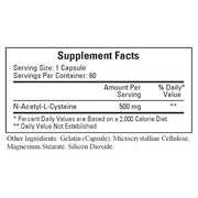 Resbid (N-AcetylCysteine SR 500mg) (60 Capsules)