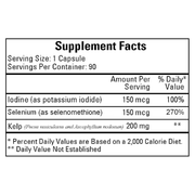 Kelp w/Selenomethionine and Iodine (90 Capsules)