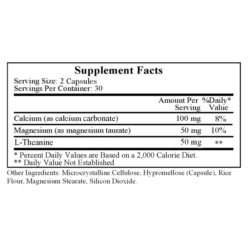 Shpilkes (CA Carbonate/MG Taurate + L-Theanine) (60 Capsules)
