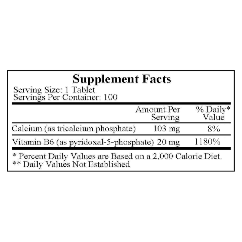 Pyridoxal 5' Phosphate (100 Tablets)