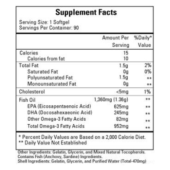 EPA-625 DHA-245 (90 Softgels)