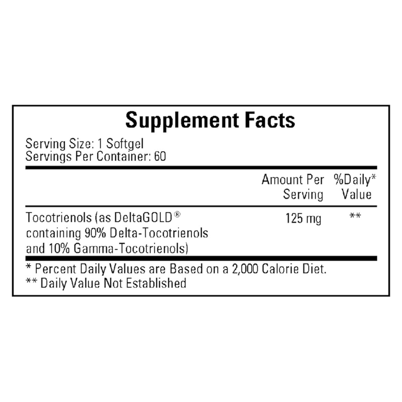 Annatto Tocotrienols 125mg (60 Softgels)