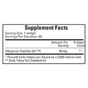 Ubiquinol 50mg (60 Softgels)