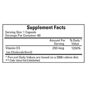 Vitamin D3 10,000iu (60 Capsules)