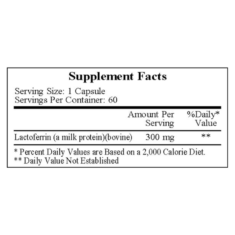 Lactoferrin 300mg (60 Capsules)