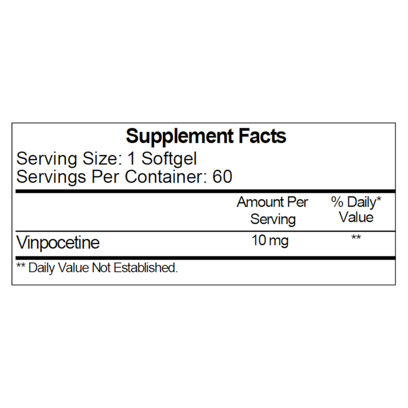 Vinpocetine 10mg (60 Capsules)