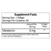 Melatone 5mg (60 Softgels)