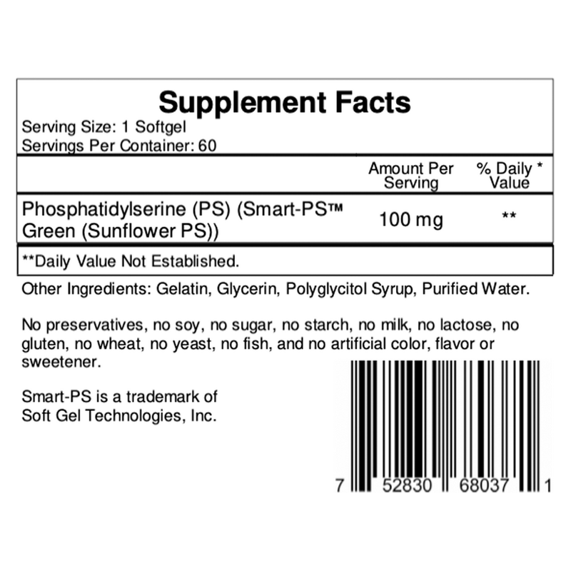 Phosphatidylserine (60 Softgels)