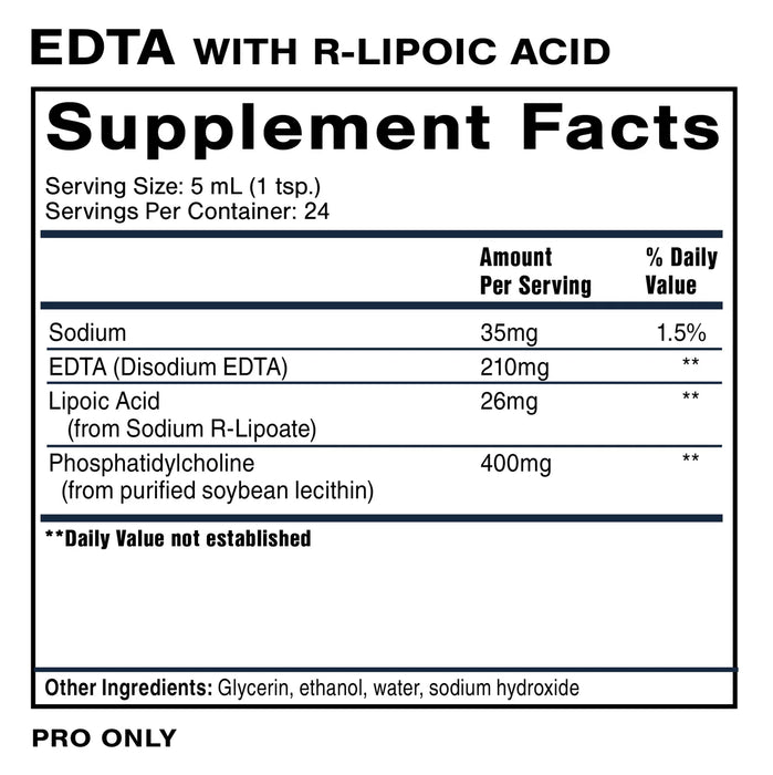 EDTA R Lipoic Acid Liposomal (120 ml) (4 ounces)