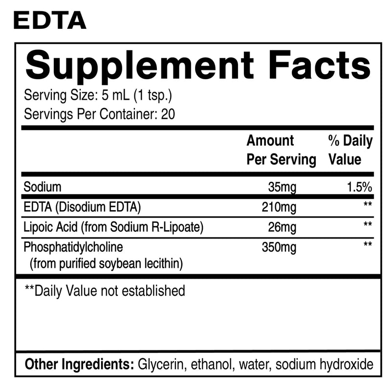 EDTA R Lipoic Acid Liposomal (100 mL)