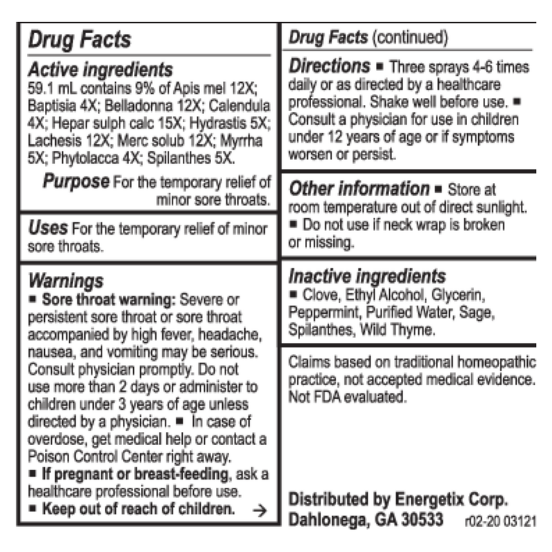 Throat Spray Tone (59 ml)