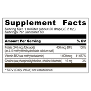 Liposomal B12/Methylfolate label
