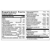 Liposomal Multivitamin label