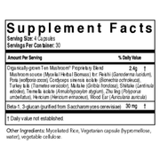 Ten Mushroom Formula (120 Capsules)