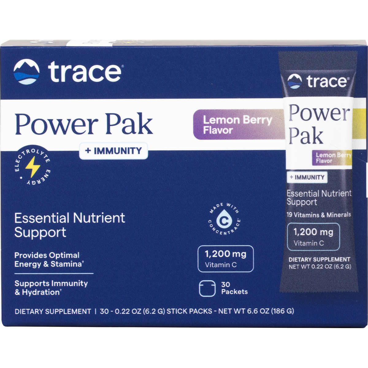 Trace Minerals - Electrolyte + Immunity - 30 Packets — Pine Street Clinic