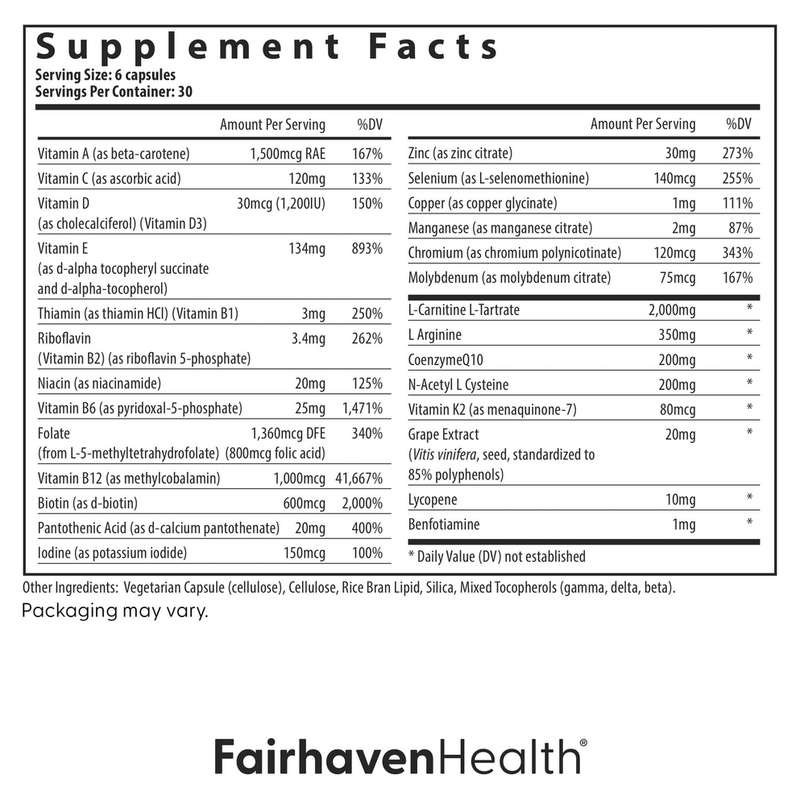 FH PRO® Fertility Multivitamin for Men (180 Capsules)