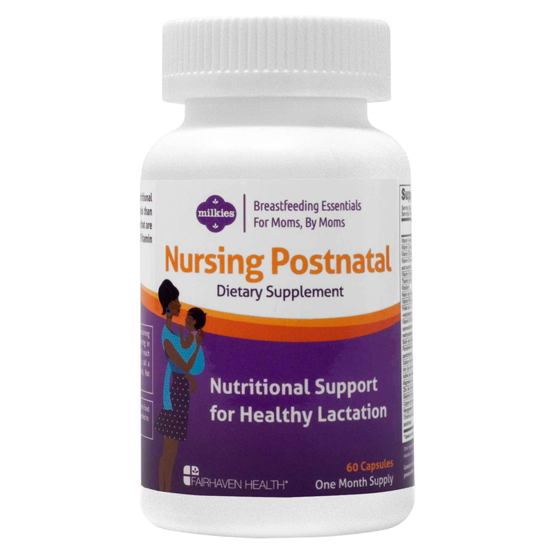 Milkies Nursing Postnatal - Lactation Supplement & Postnatal Vitamin (60 Capsules)