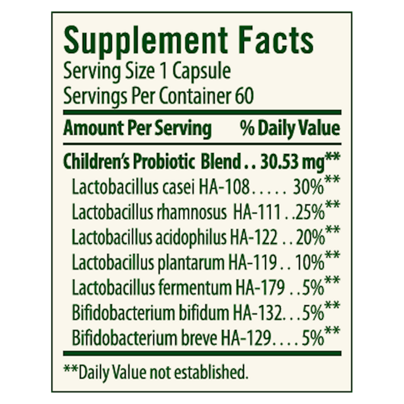 Children's Blend Probiotic (60 Capsules)