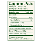 Flax Oil Certified Organic (946 ml)