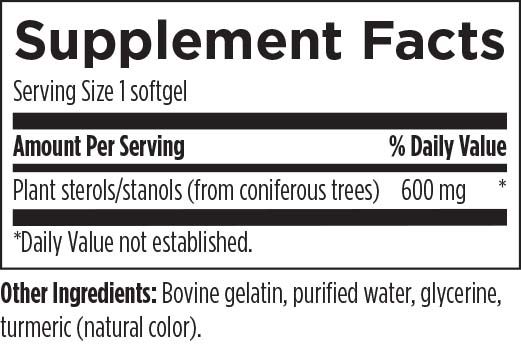 Foresterol (90 Softgels) Supplement Facts