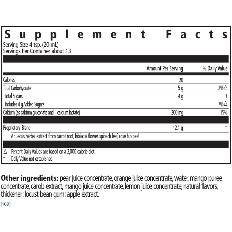 Floradix Calcium Liquid (8.5oz) (250 mL)