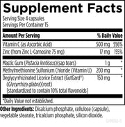 GastroMend-HP (60 Capsules) Supplement Facts