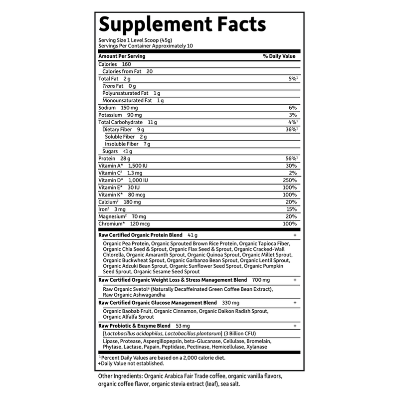 RAW Fit Coffee Protein (454 g)