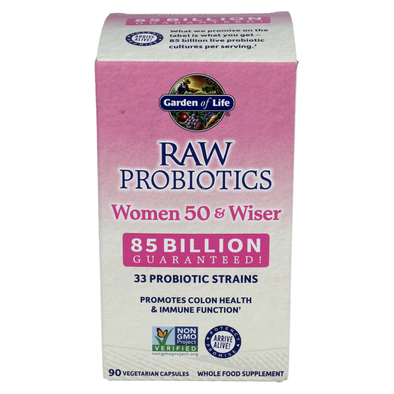 RAW Probiotics Women 50 and Wiser (90 Capsules)