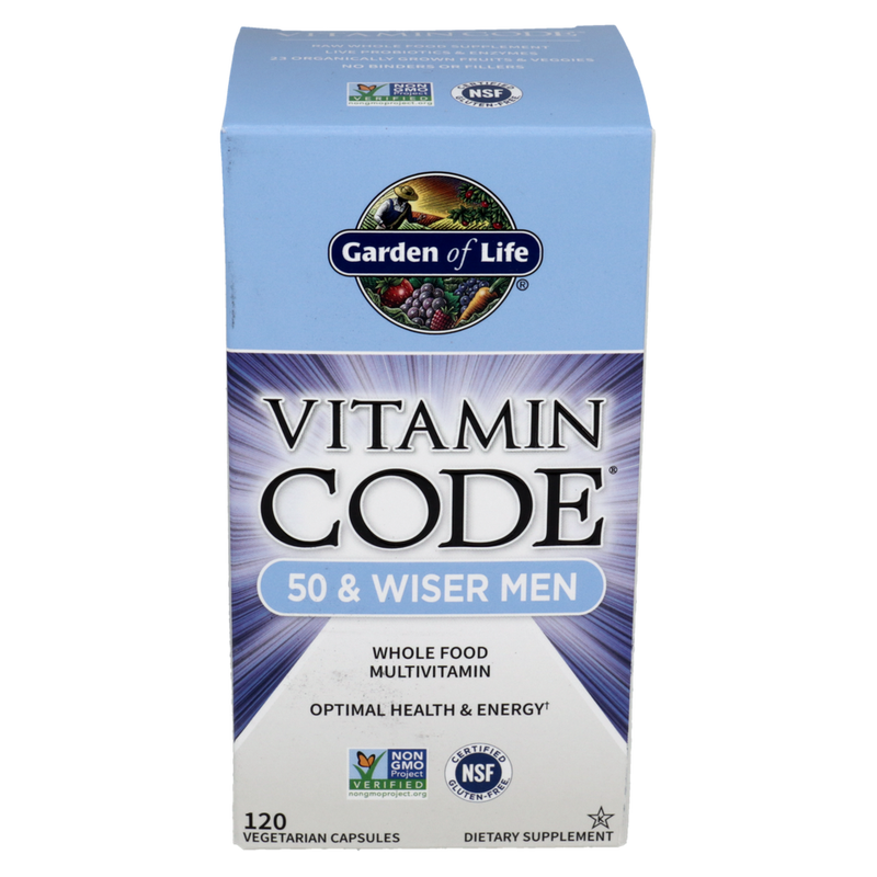 Vitamin Code 50 and Wiser Mens Multi