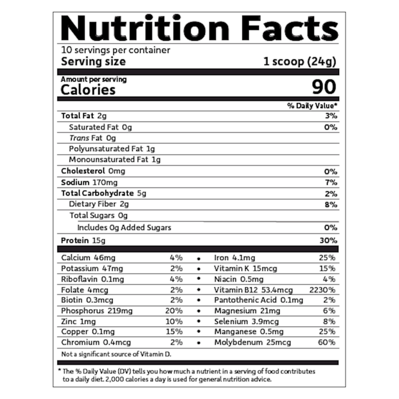 Organic Plant Protein Energy Powder (239 g)