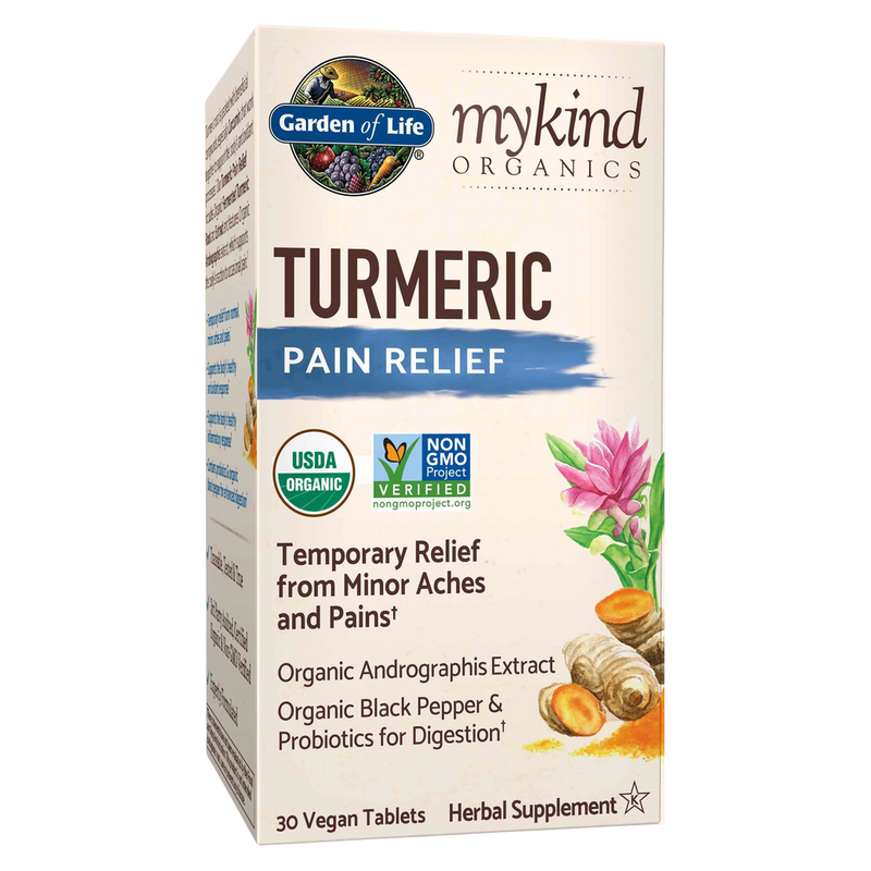 mykind Organics Turmeric Pain Relief (30 Tablets)