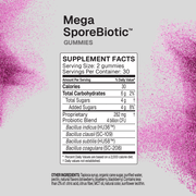MegaSporeBiotic Gummies (60 Gummies)