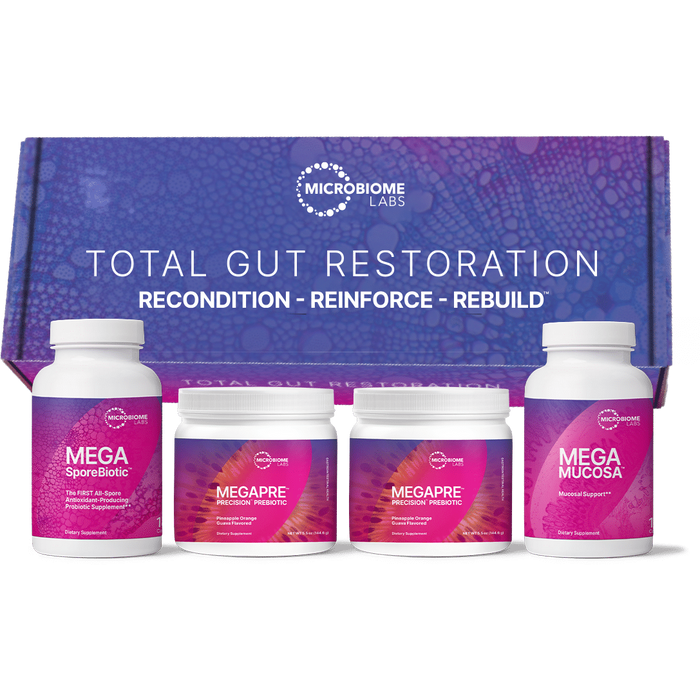 Total Gut Restoration (1 Kit)-Vitamins & Supplements-Microbiome Labs-Kit 4-Pine Street Clinic