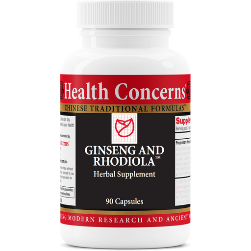 Health Concerns - Ginseng & Rhodiola (90 Capsules) - 