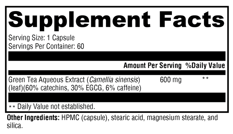 Green Tea 600 (60 Capsules)