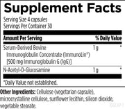 IgGI Shield (120 Capsules) Supplement Facts