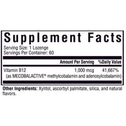 Methyl B12 1000 (60 Lozenges)
