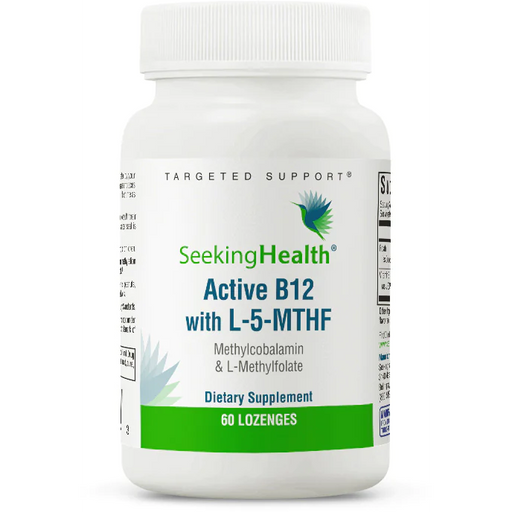 Active B12 with L-5-MTHF (60 Lozenges)-Vitamins & Supplements-Seeking Health-Pine Street Clinic