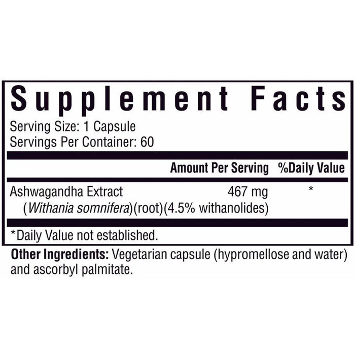 Ashwagandha Extract (60 Capsules)-Vitamins & Supplements-Seeking Health-Pine Street Clinic