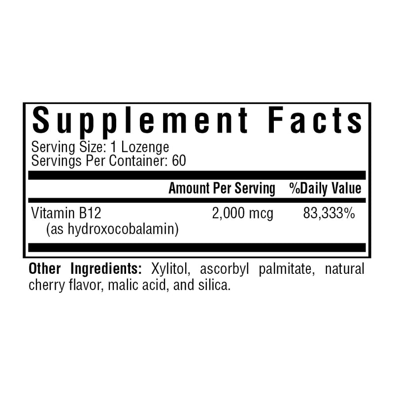 Hydroxo B12 (60 Lozenges)