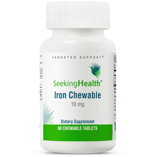 Iron Chewable (60 Tablets)-Vitamins & Supplements-Seeking Health-Pine Street Clinic