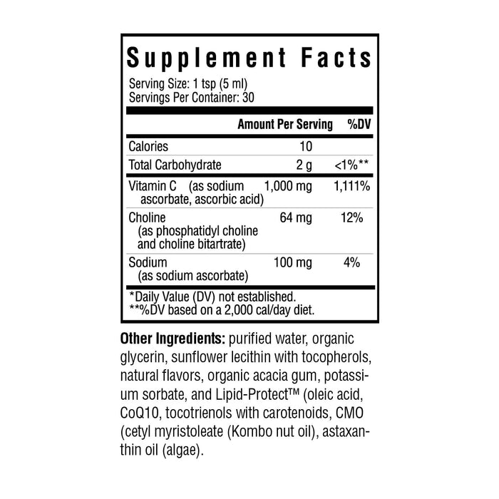 Liposomal Vitamin C (5 Fluid Ounces)-Vitamins & Supplements-Seeking Health-Pine Street Clinic