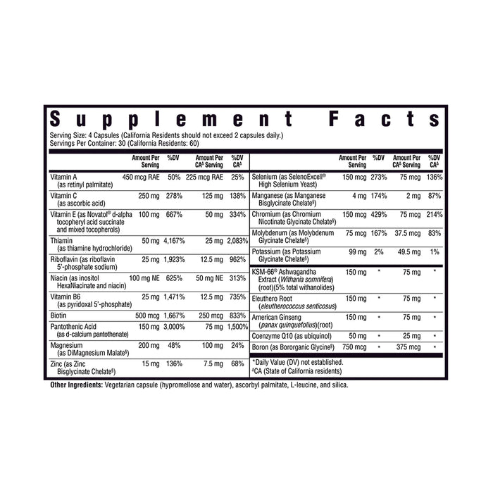 Multivitamin Sensitive (120 Capsules)-Vitamins & Supplements-Seeking Health-Pine Street Clinic
