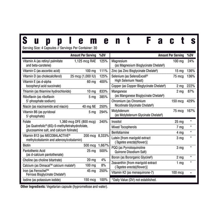 Multivitamin with Iron (120 Capsules)-Vitamins & Supplements-Seeking Health-Pine Street Clinic