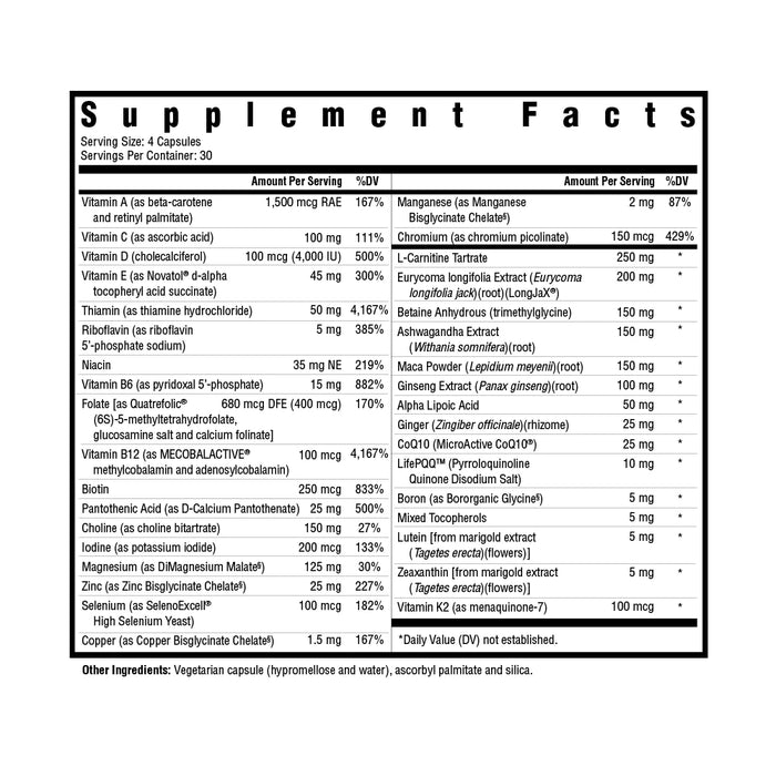 Optimal Man (120 Capsules)-Vitamins & Supplements-Seeking Health-Pine Street Clinic
