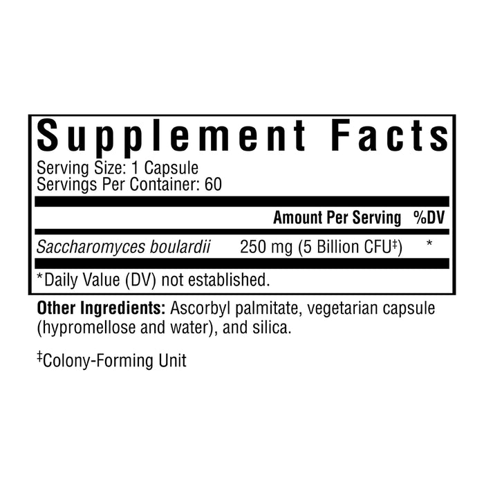 Saccharomyces Boulardii (60 Capsules)