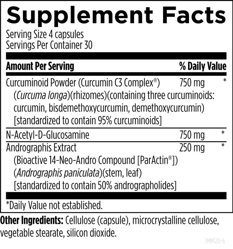 ImmunoMod-A (120 Capsules) Supplement Facts